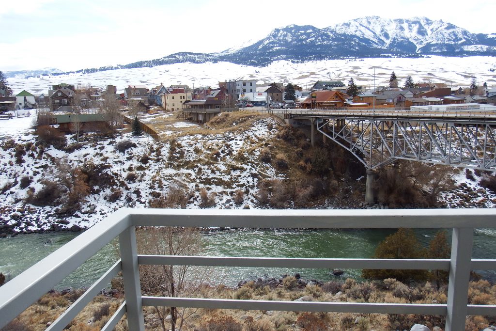 View from balcony of Absaroka lodge