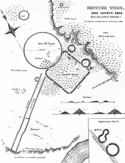 Hopeton Earthworks map